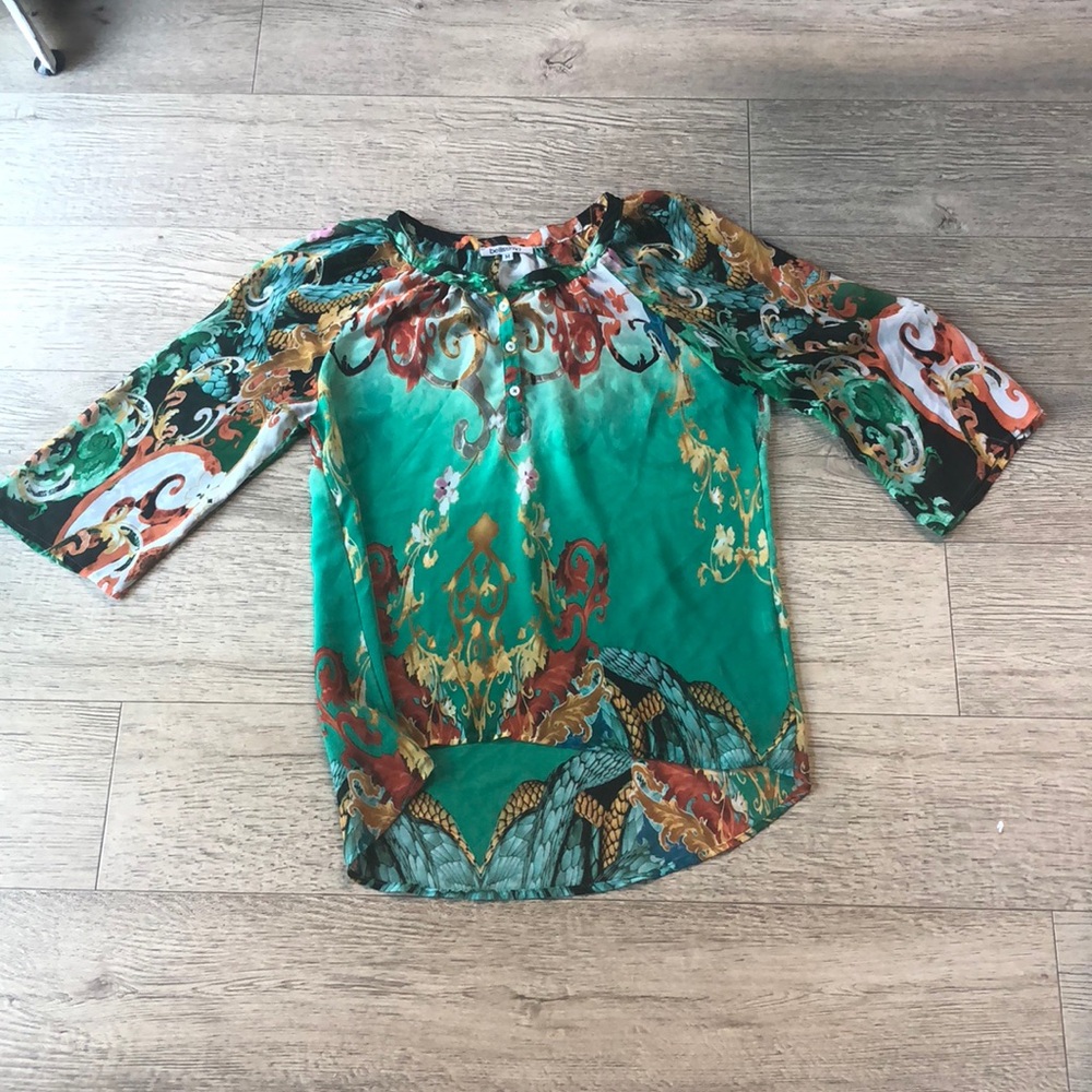 Bellissima Multi Colored Mid Sleeve Blouse
